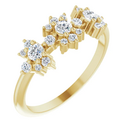 14K Yellow 3/8 CTW Diamond Anniversary Band-