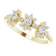 14K Yellow 3/8 CTW Diamond Anniversary Band-