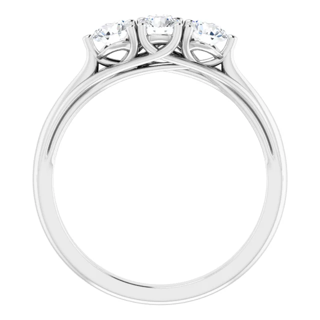 14K White 5/8 CTW Diamond Anniversary Band-