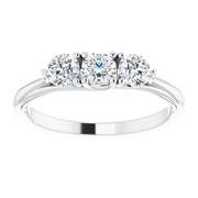 14K White 5/8 CTW Diamond Anniversary Band-