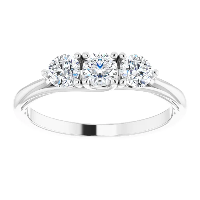 14K White 5/8 CTW Diamond Anniversary Band-