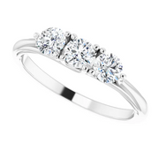 14K White 5/8 CTW Diamond Anniversary Band-