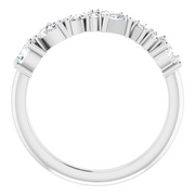 14K White 7/8 CTW Diamond Anniversary Band-