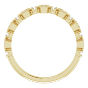 14K Yellow 1/4 CTW Diamond Anniversary Band-