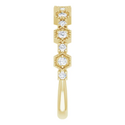 14K Yellow 1/4 CTW Diamond Anniversary Band-