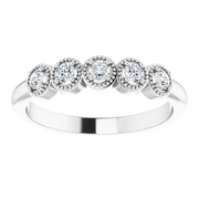 14K White 1/4 CTW Diamond Anniversary Band-