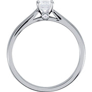 Diamond Engagement Ring with Accent-