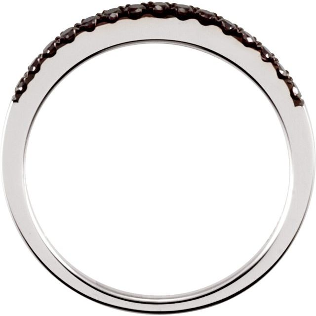 1/5 CTW Black Diamond Band-