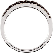 1/5 CTW Black Diamond Band-