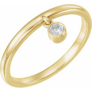 1/10 CT Diamond Fringe Ring-14kt Yellow Gold-6.00-
