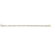14K Yellow & White 1 3/4 CTW Diamond Line Bracelet-