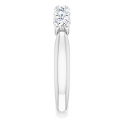 14K White 1 CTW Diamond Anniversary Band Size 7-