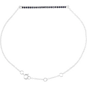 14K White 1/6 CTW Diamond 6-8" Bracelet-