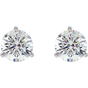 Platinum 2 CTW Diamond Stud Earrings-
