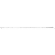 14K White 2 1/4 CTW Diamond Line 7 1/4" Bracelet-