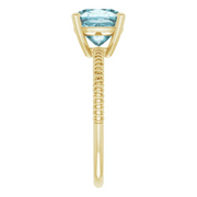 14K Yellow Sky Blue Topaz Ring-7.00 (approximate standard size)-