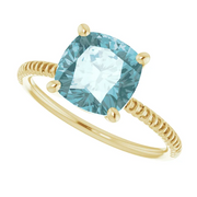 14K Yellow Sky Blue Topaz Ring-7.00 (approximate standard size)-