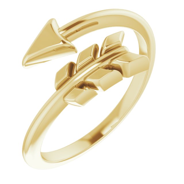 Arrow Ring-14kt Yellow Gold-