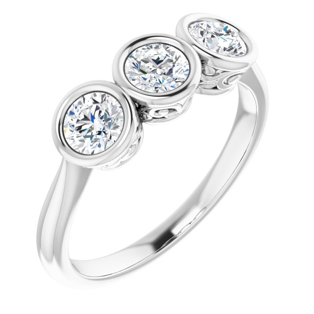 3/4 CTW Natural Diamond Anniversary Band-Platinum-6.00-