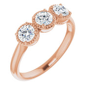 3/4 CTW Diamond Anniversary Band-14kt Rose Gold-6.00-