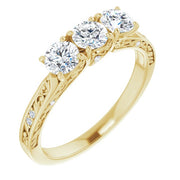 1/3 CTW Natural Diamond Anniversary Band-14kt Yellow Gold-6.00-