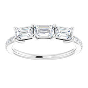 14K White 1 5/8 CTW Diamond Engagement Ring-