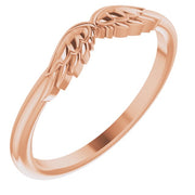 Stackable Angel Wings Ring-14kt Rose Gold-6.00-