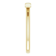 14K Yellow 1/10 CTW Diamond Bar Ring-