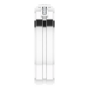 14K White .06 CTW Diamond Men's Ring-