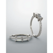 14K White 1/3 CTW Diamond Ring-