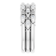 14K White 1/4 CTW Diamond Anniversary Band-