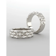14K White 1/4 CTW Diamond Anniversary Band-