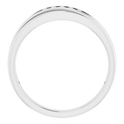 Platinum 1/10 CTW Diamond 5-Stone Band-
