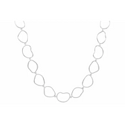 14K White Open Silhouette 18" Necklace-