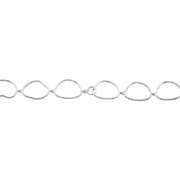 14K White Open Silhouette 18" Necklace-