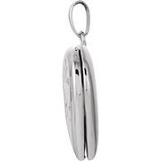 Sterling Silver 22.25x16 mm Heart Shape Locket-