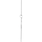14K White Necklace-