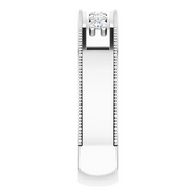 14K White 1/3 CTW Men's Diamond Ring-