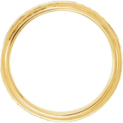 14K Yellow Eternity 1/3 CTW Diamond Duo Band Size 7-7.00 (approximate standard size)-