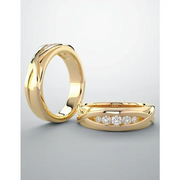 14K White 1/3 CTW Diamond Men's Ring-11.00(aproximate standard size)-