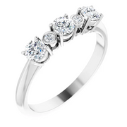 14K White 5/8 CTW Diamond Anniversary Band-