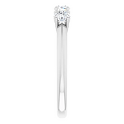 14K White 5/8 CTW Diamond Anniversary Band-