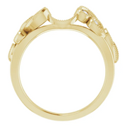 14K Yellow 1/8 CTW Diamond Ring Enhancer-7.5-
