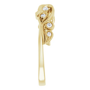 14K Yellow 1/8 CTW Diamond Ring Enhancer-7.5-