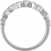 14K White 1/5 CTW Diamond Anniversary Band-