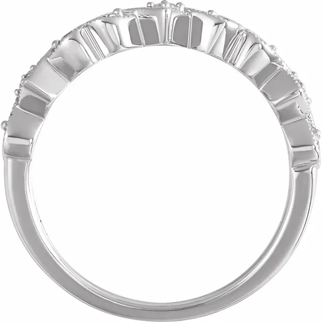 14K White 1/5 CTW Diamond Anniversary Band-