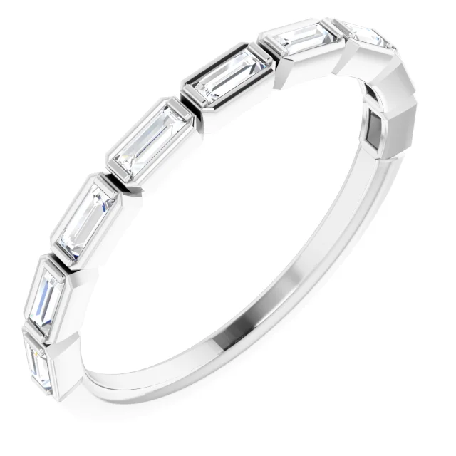 14K White 1/4 CTW Anniversary Band-