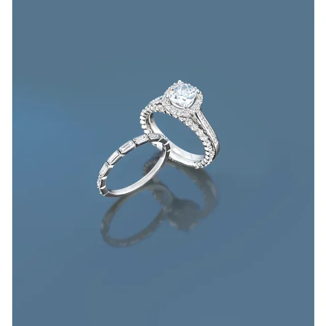 14K White 1/4 CTW Anniversary Band-