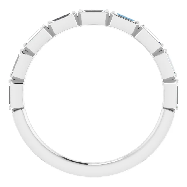 14K White 1/4 CTW Anniversary Band-