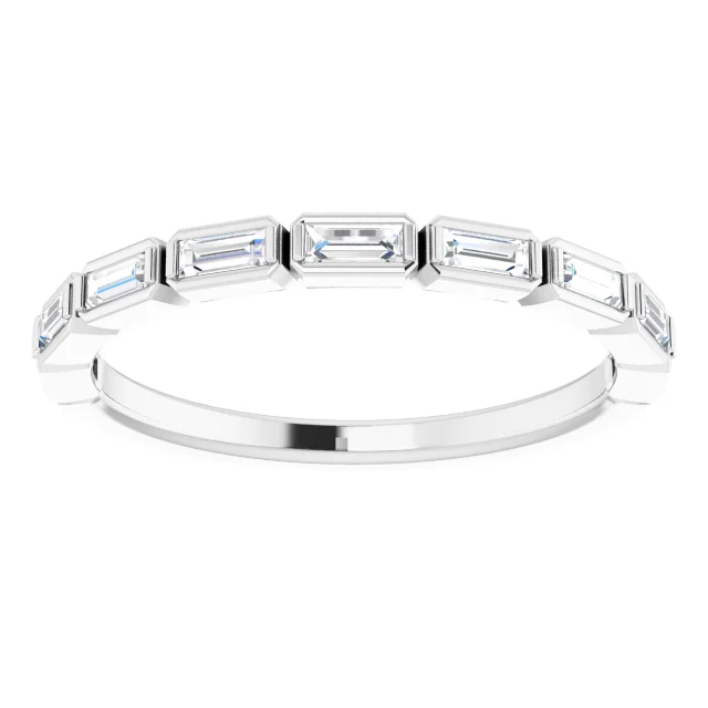 14K White 1/4 CTW Anniversary Band-